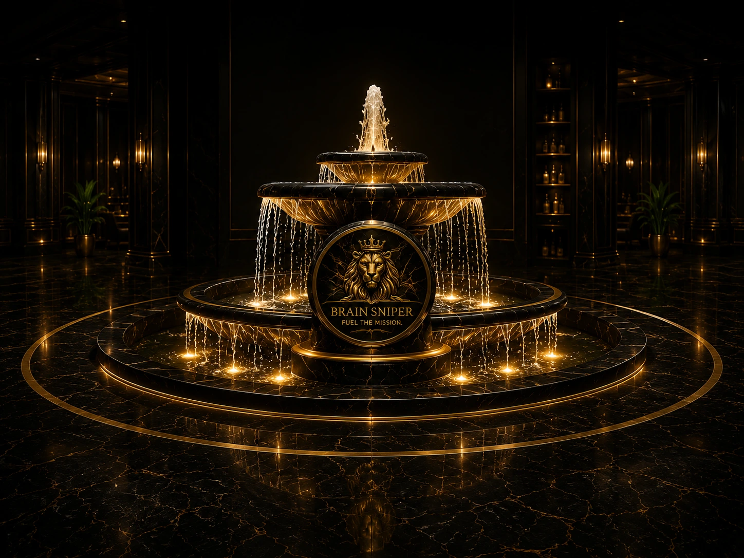Brain Sniper Fuel Lounge fountain
